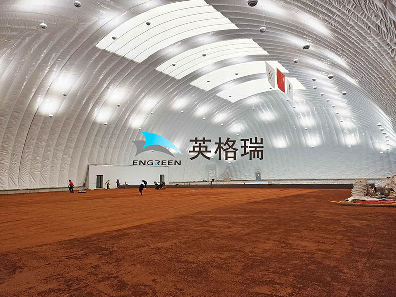 誰懂啊！氣膜網(wǎng)球館搭建居然這么省心？球友速碼！